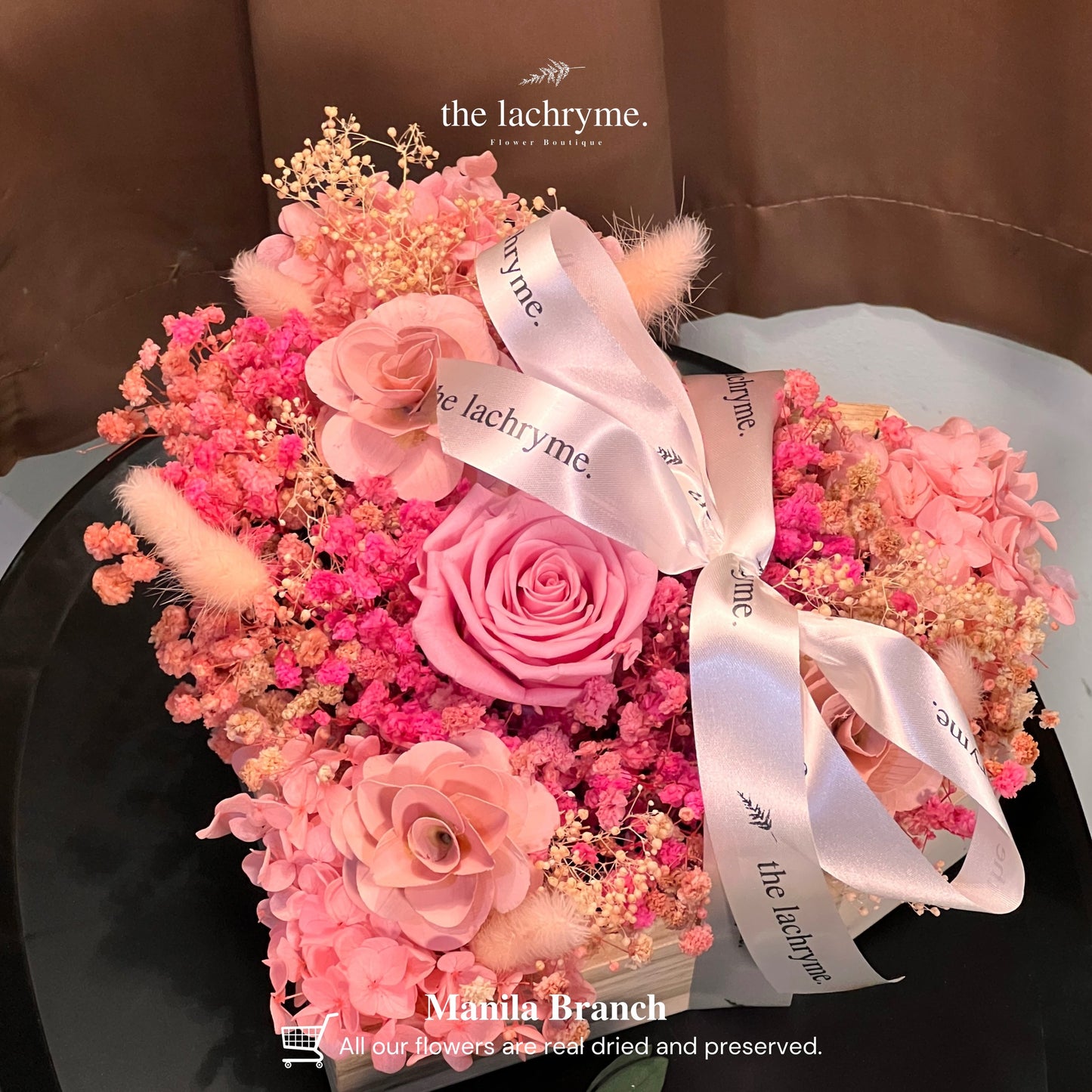 Rufus | Boxed Blooms | Heart Shaped Shadow Box