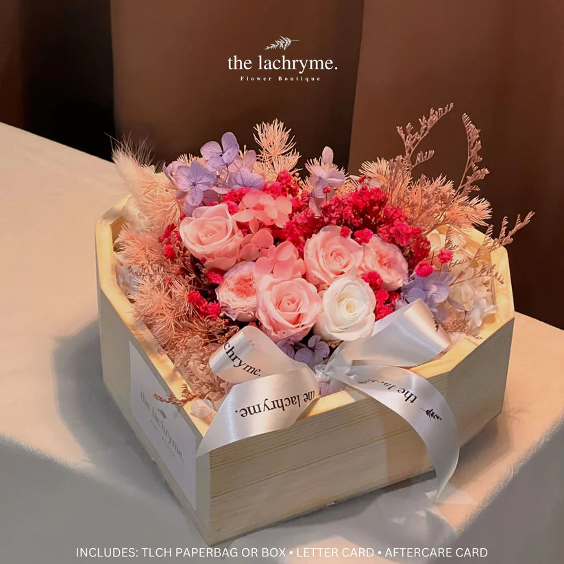 Galina | Boxed Blooms | Heart-Shaped Shadow Box