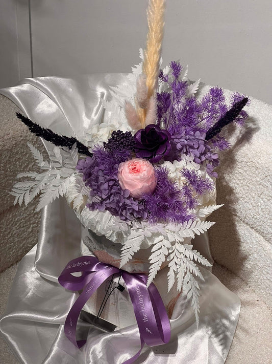 Laira Mermaid | Dried & Preserved | Round Blooms in Tall