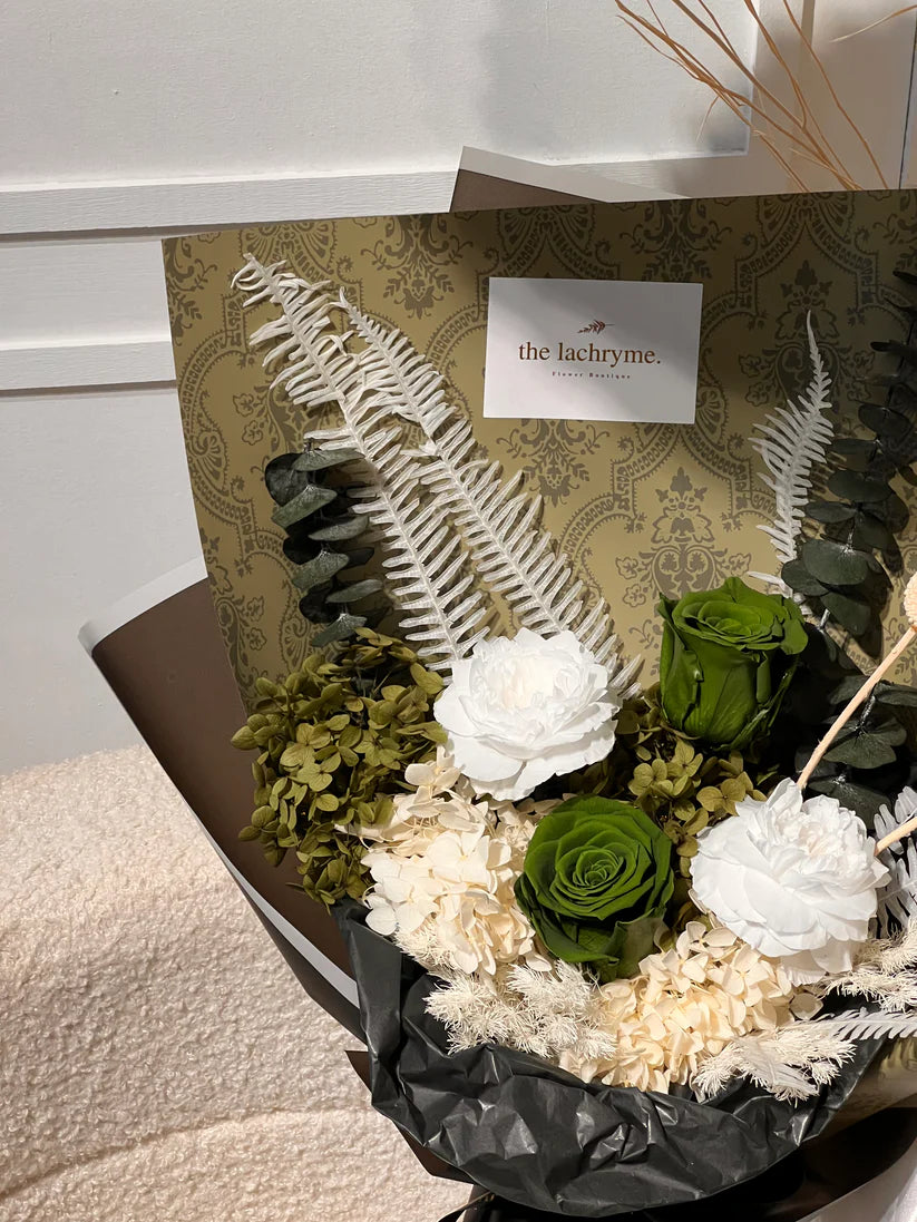 Grün | Preserved Peony & Rose | Grand