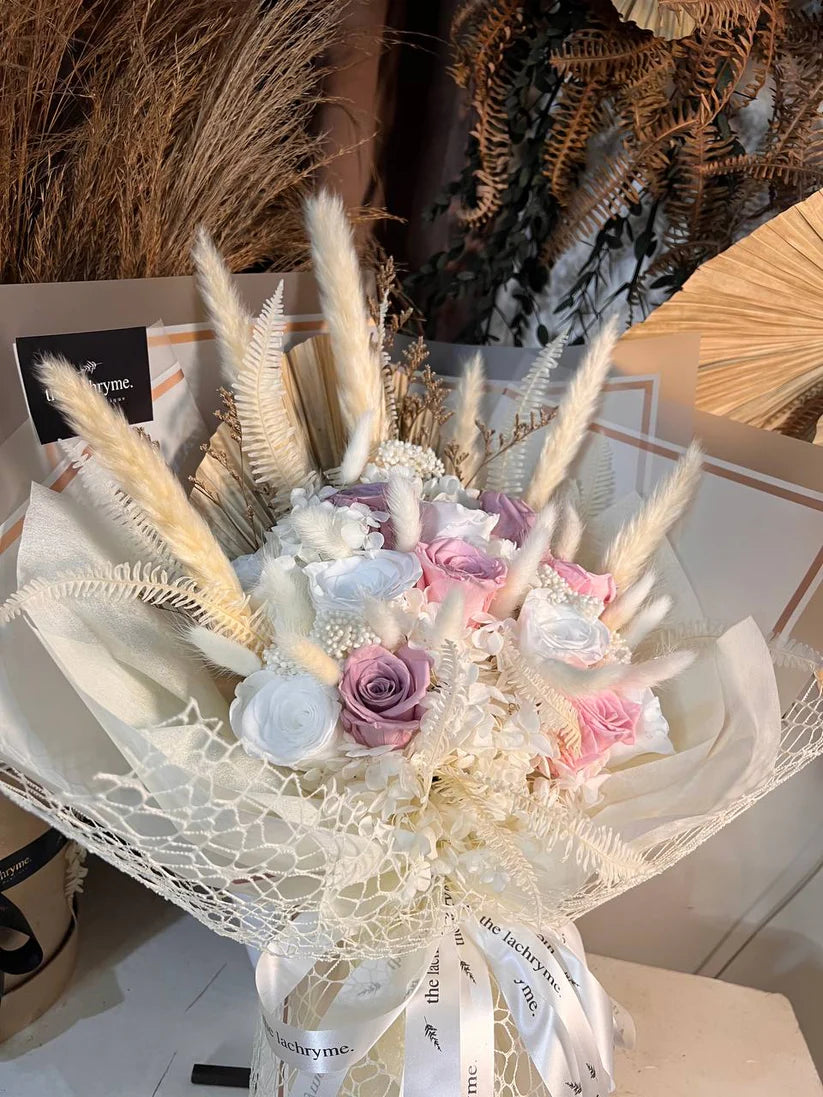 Ethereal Blooms | 12 Preserved Roses | Luxurious