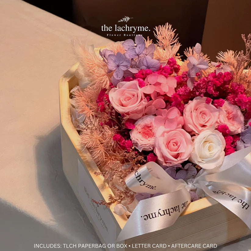 Galina | Boxed Blooms | Heart-Shaped Shadow Box