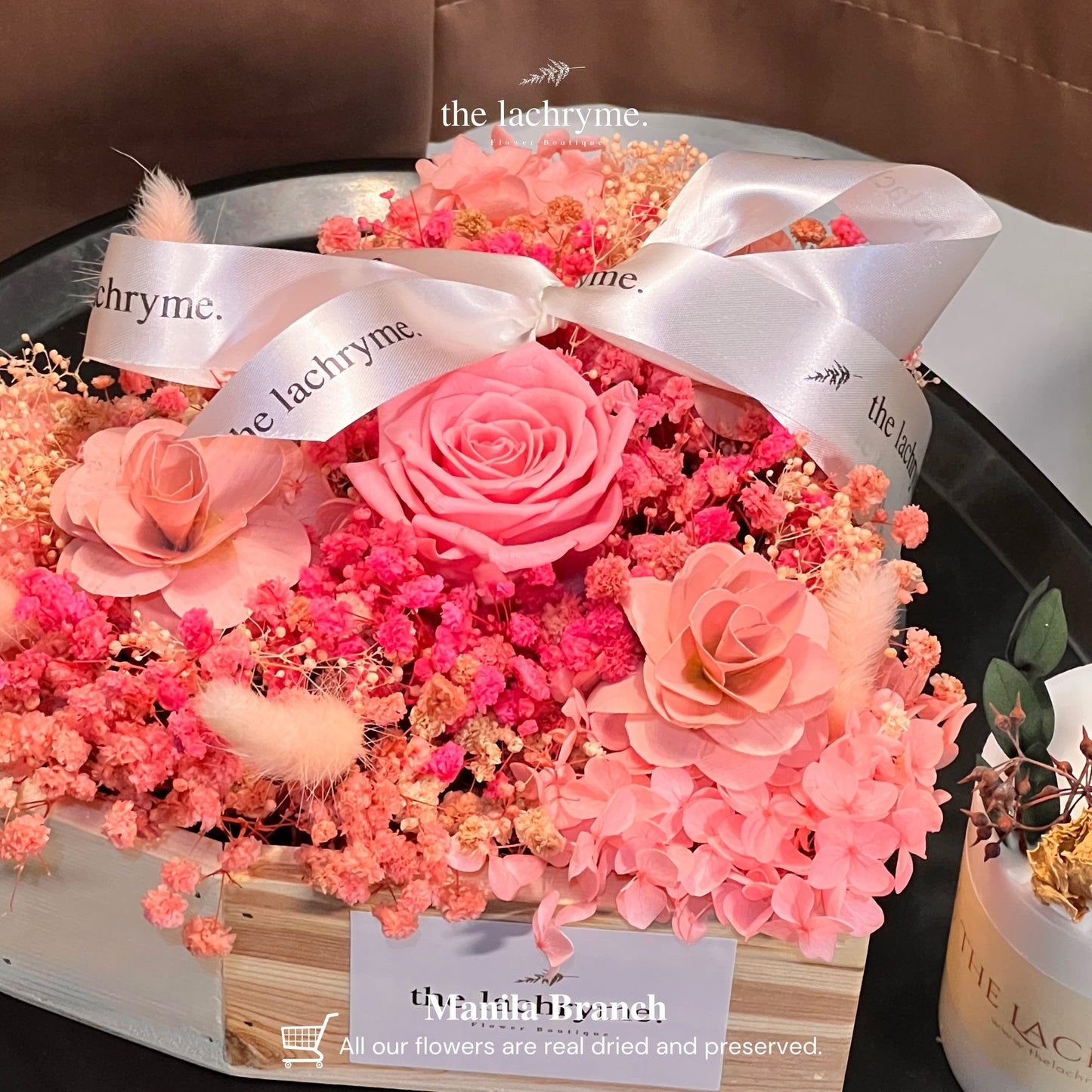 Rufus | Boxed Blooms | Heart Shaped Shadow Box