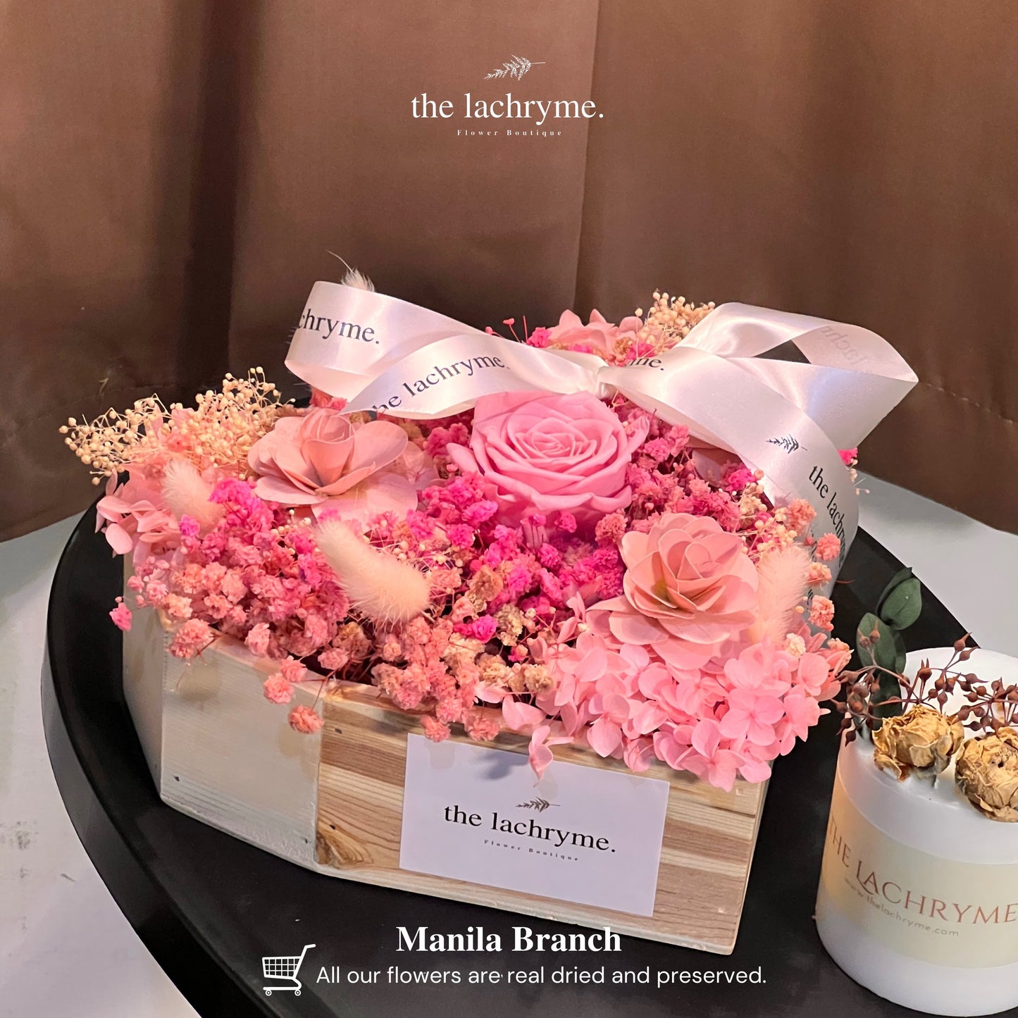 Rufus | Boxed Blooms | Heart Shaped Shadow Box