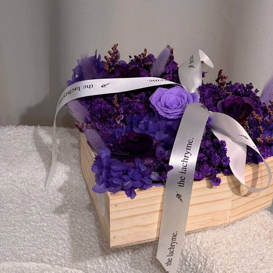 Phoebe | Boxed Blooms | Heart-Shaped Shadow Box