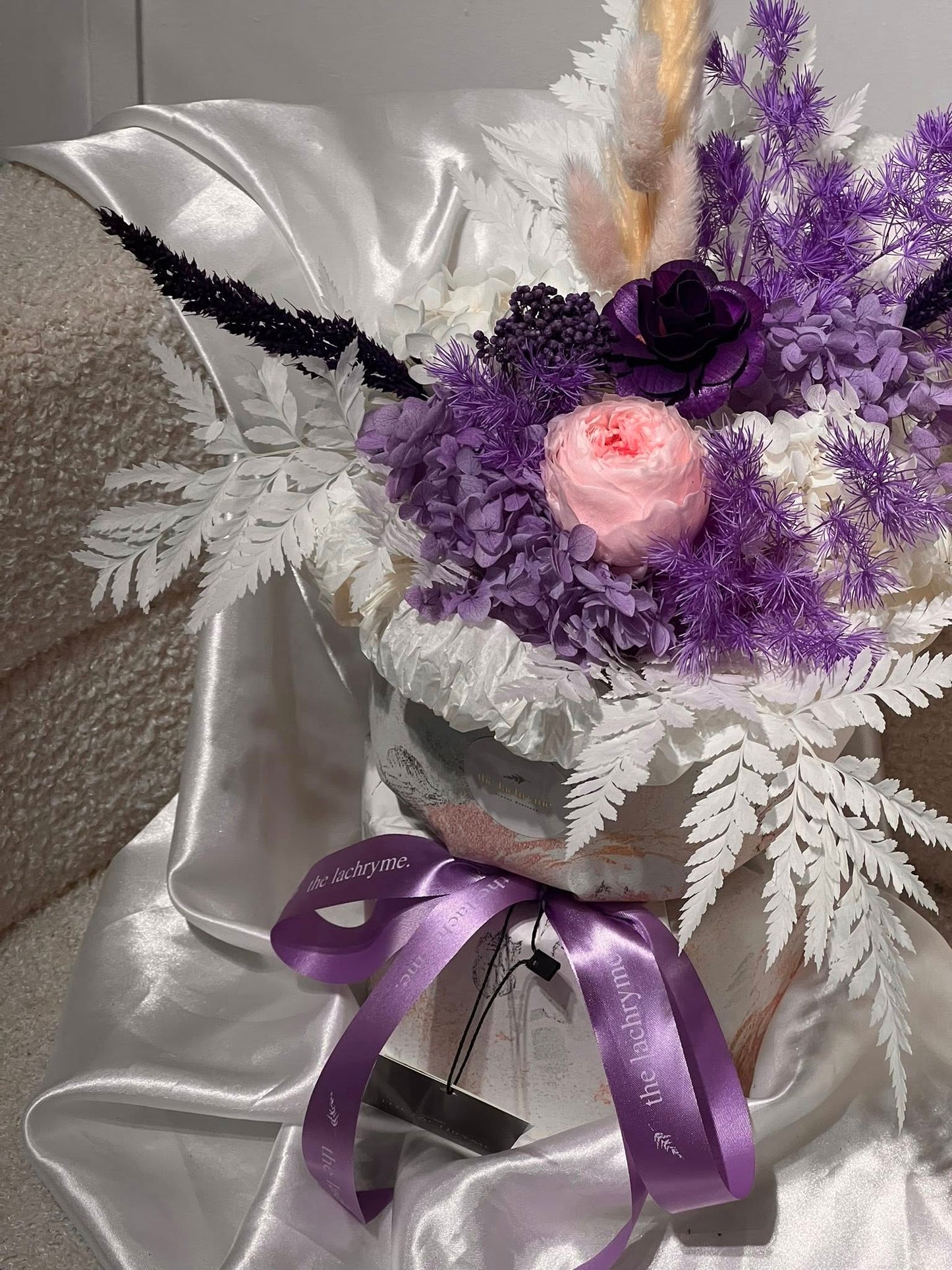 Laira Mermaid | Dried & Preserved | Round Blooms in Tall