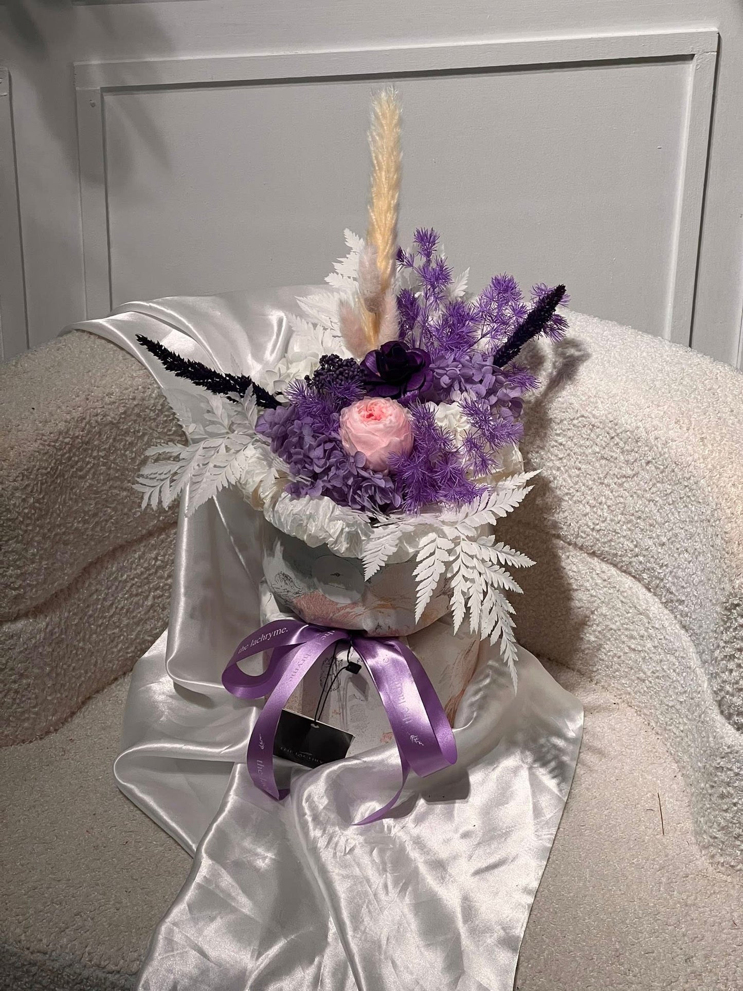 Laira Mermaid | Dried & Preserved | Round Blooms in Tall