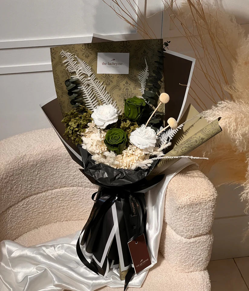 Grün | Preserved Peony & Rose | Grand