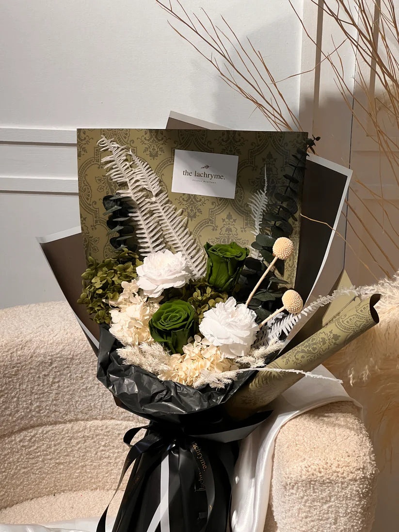 Grün | Preserved Peony & Rose | Grand