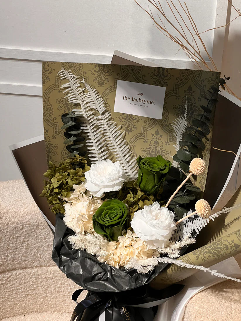 Grün | Preserved Peony & Rose | Grand