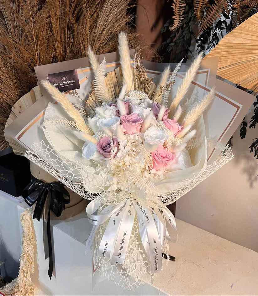 Ethereal Blooms | 12 Preserved Roses | Luxurious