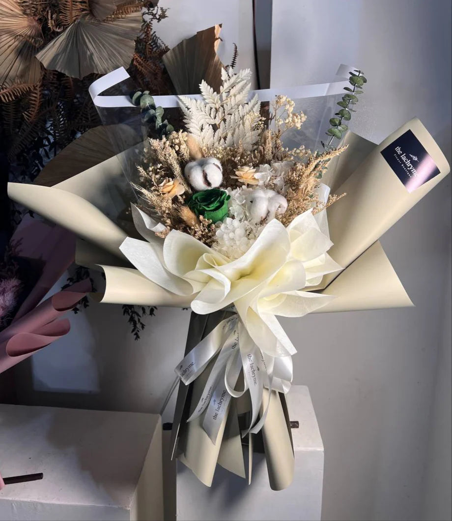 Matcha | Dried & Preserved Blooms | Deluxe