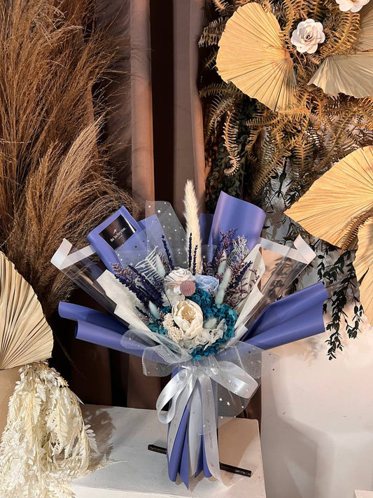 Midnight | Dried & Preserved Blooms | Petite