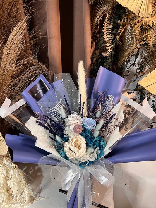 Midnight | Dried & Preserved Blooms | Petite