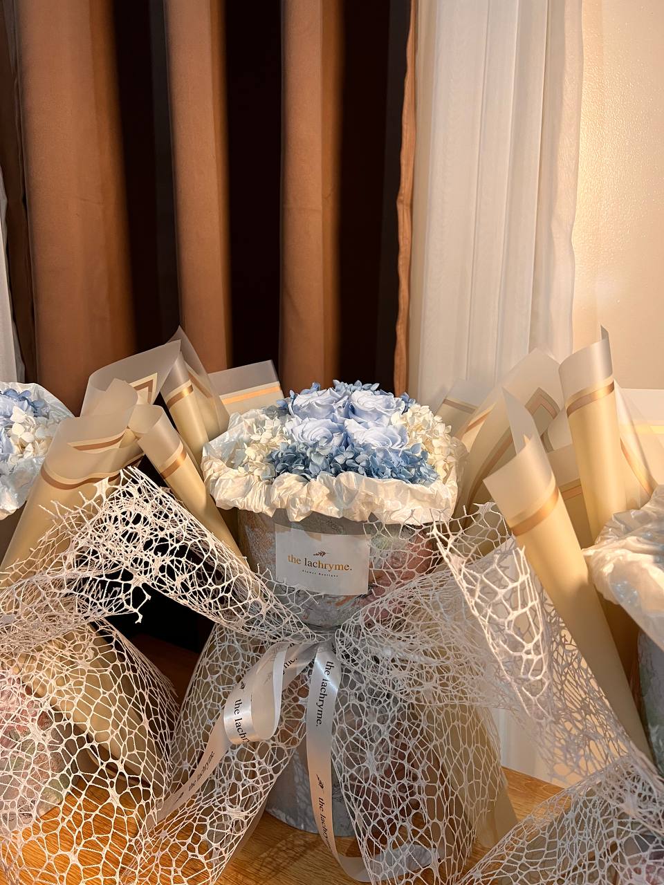 Cepheus in Blue | Preserved Roses | Round Blooms in Grand