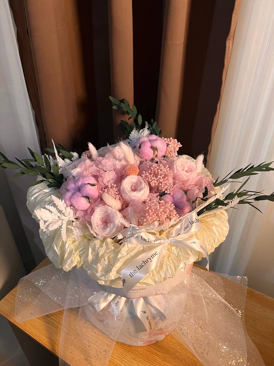 Dara in Baby Pink | Preserved Blooms | Round Blooms in Deluxe