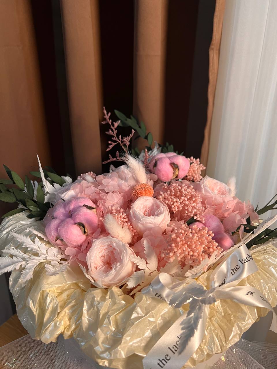 Dara in Baby Pink | Preserved Blooms | Round Blooms in Deluxe