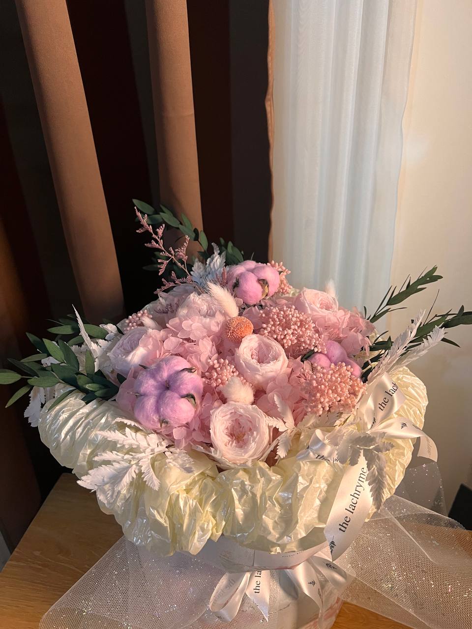 Dara in Baby Pink | Preserved Blooms | Round Blooms in Deluxe